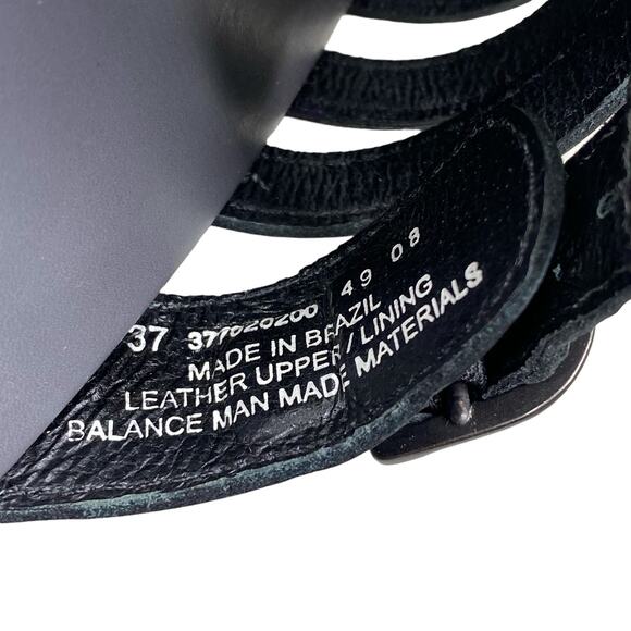 Dansko Women's Marion Black Leather Slip On Sandal Size 37 US 6.5/7 - Picture 10 of 11